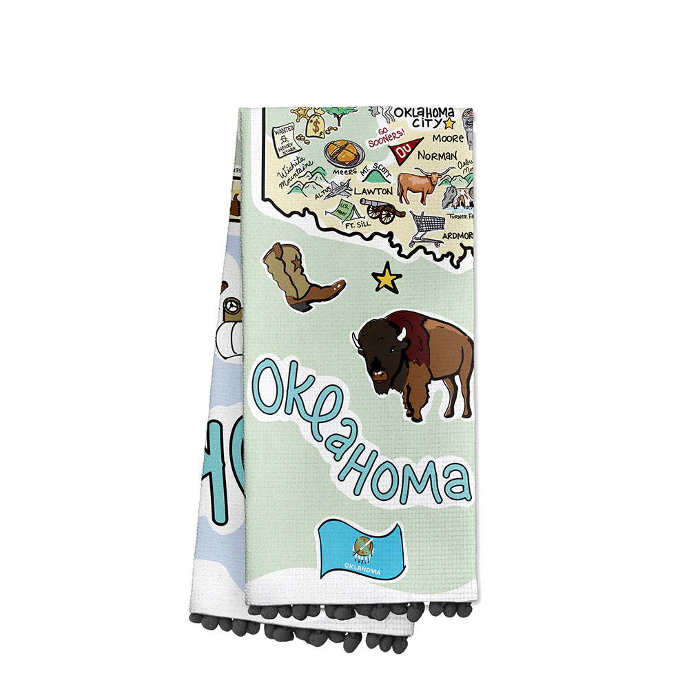 Swig Oklahoma Tea Towel