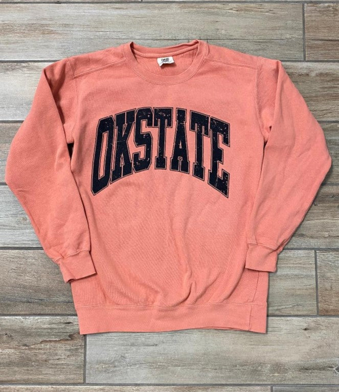 Oklahoma State Collegiate Style Graphic Tee or Sweatshirt