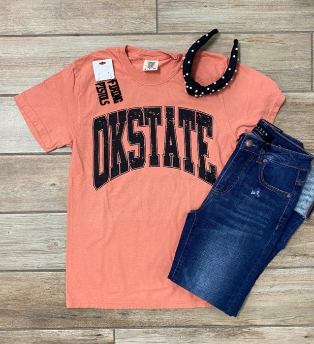 Oklahoma State Collegiate Style Graphic Tee or Sweatshirt