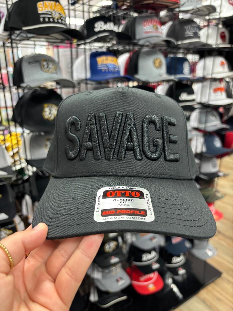 All Black Savage Hat