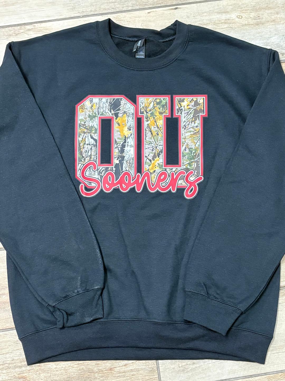 OU Camo Tee or Sweatshirt