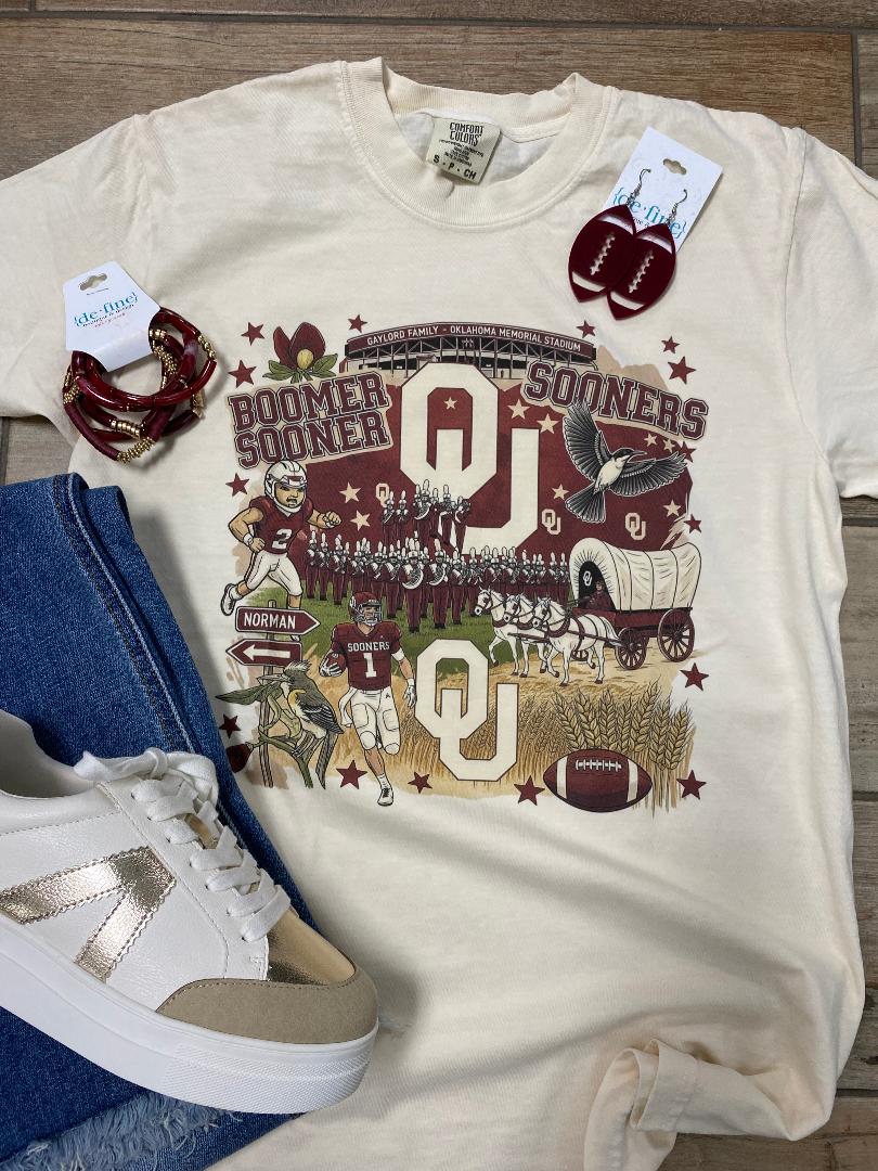 OU Collage Graphic Tee or Sweatshirt