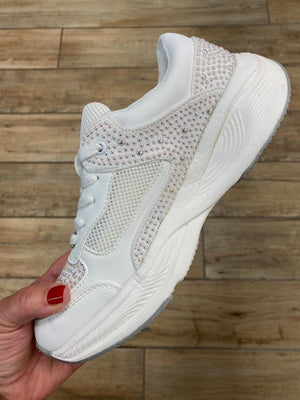Outwoods White Sparkle Sneakers