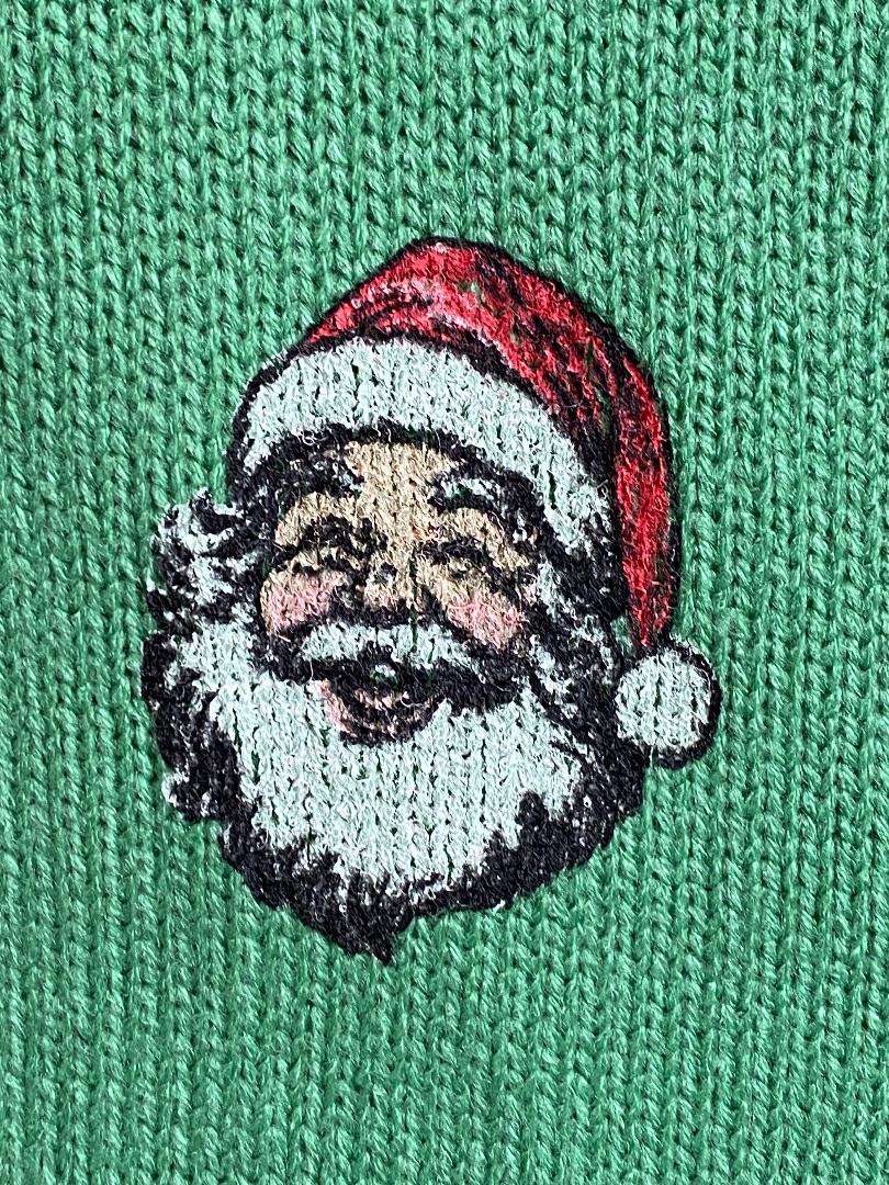 Green Santa Sweater
