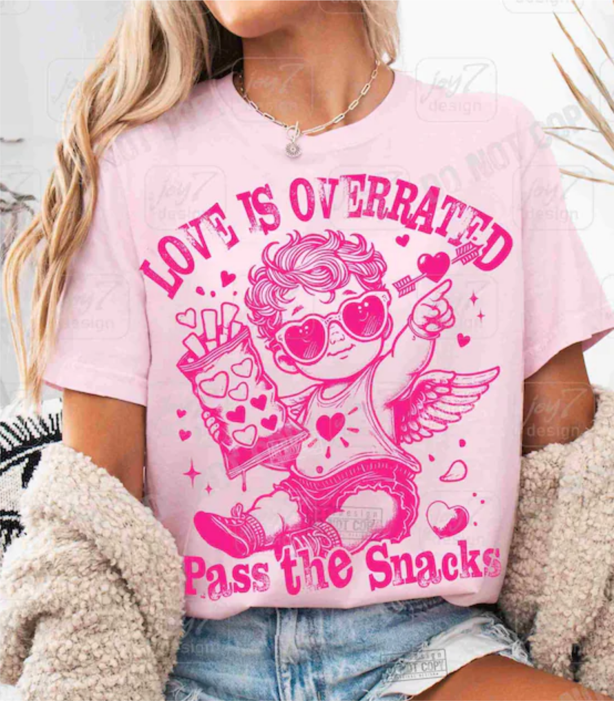 Pass the Snacks Valentine Graphic Tee Adult or Youth