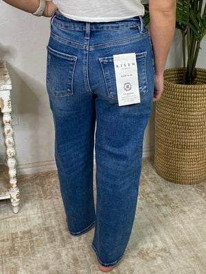 Risen HR Crop Barrel Jeans