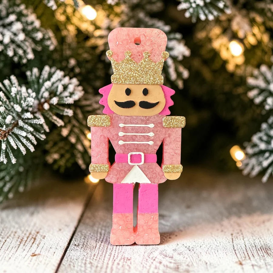 Pink Nutcracker Car Freshie