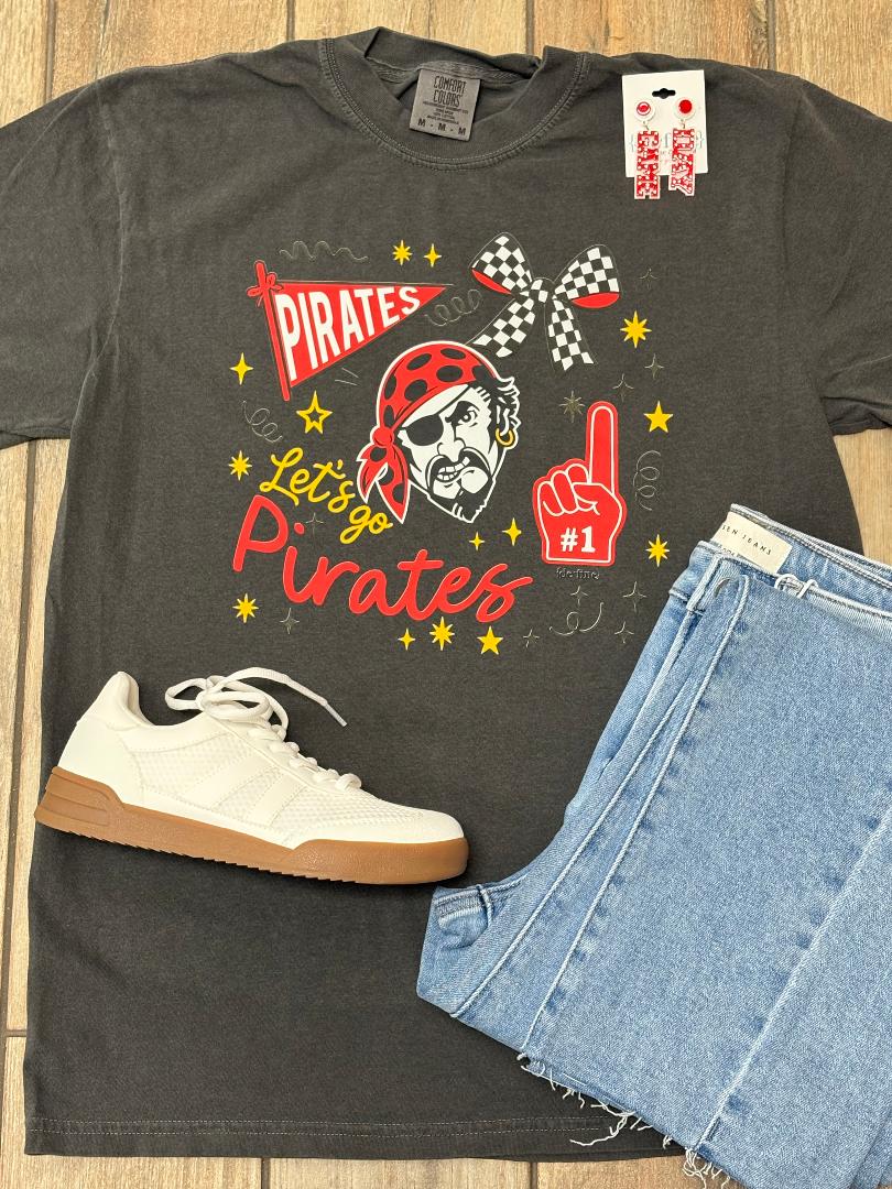 Dale Pirates Mascot Collage Graphic Tee