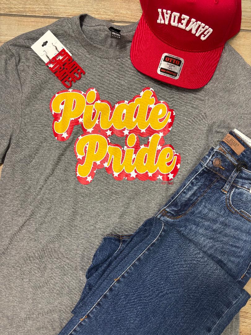 Pirate Pride Retro Stars Graphic Tee
