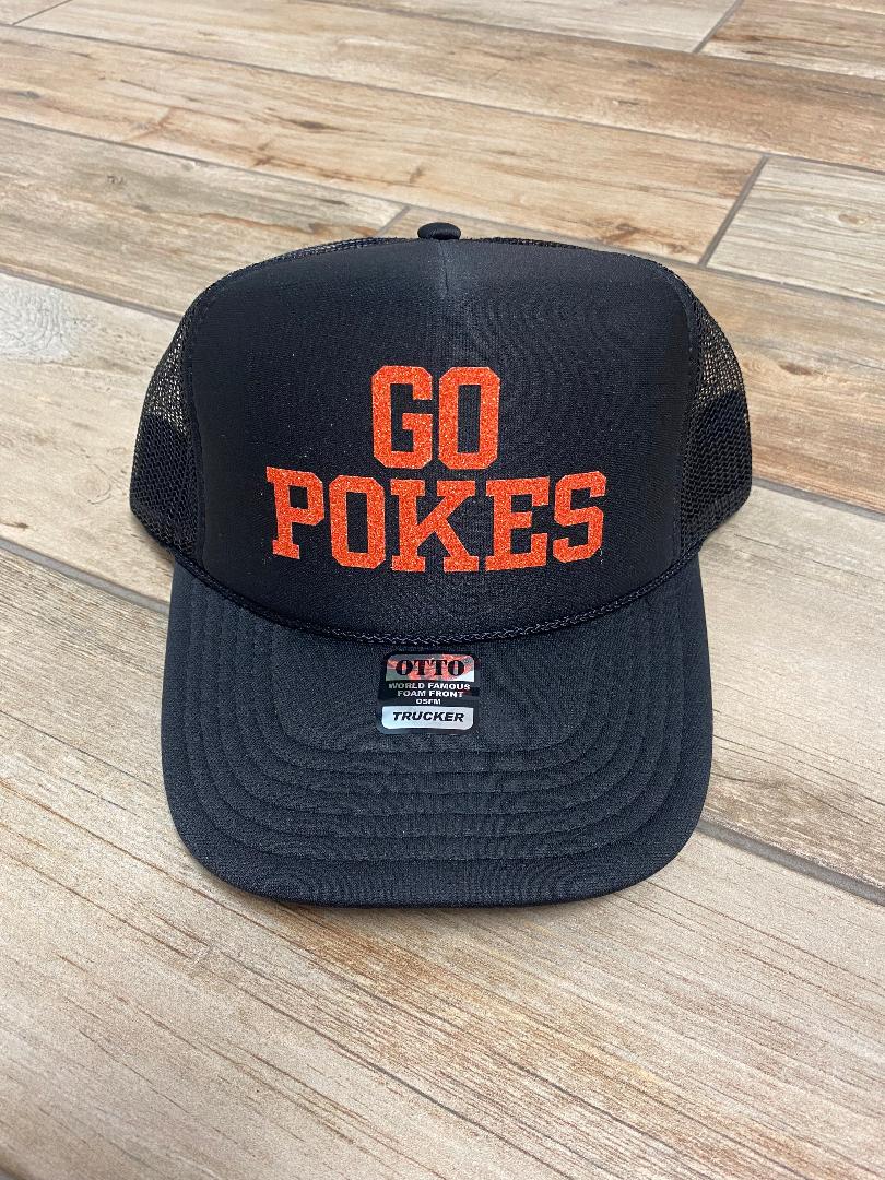 Script Pokes Hat Oklahoma State Foam Hats - Define Boutique