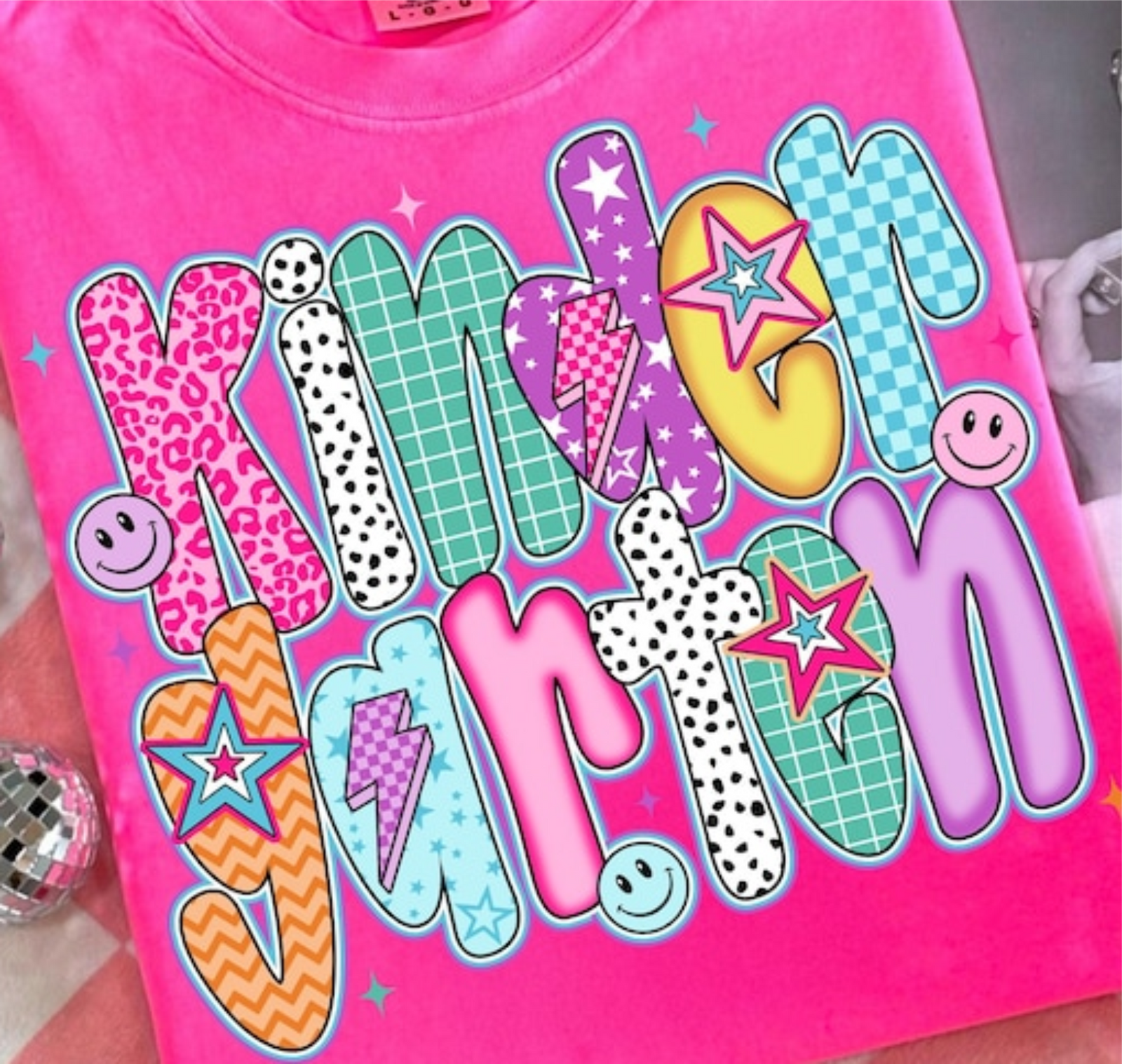 Preppy Neon Back to School Tees Pre-K - 4th Grade