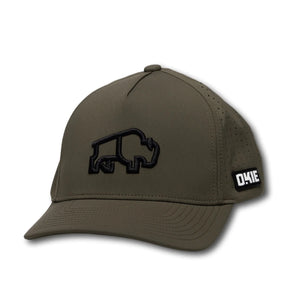 OKIE Puff Bison Performance Hat - Green