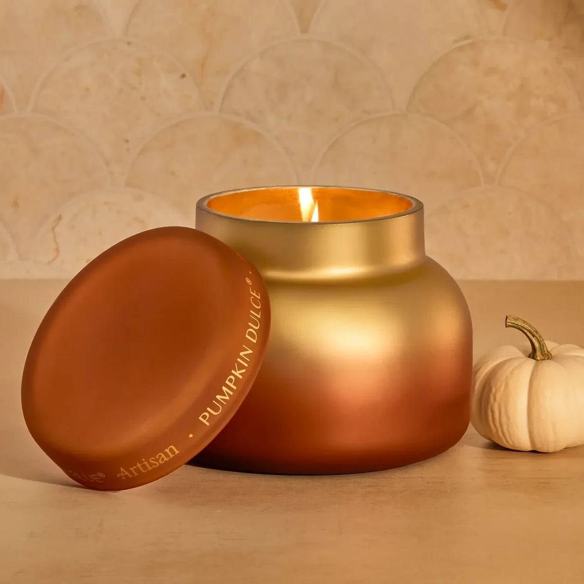 Capri Blue Pumpkin Dulce Artisan Luce d'Almalfi Signature Candle