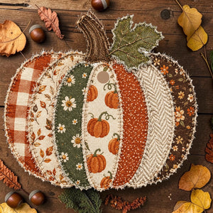 Patchwork Pumpkin Car Freshie