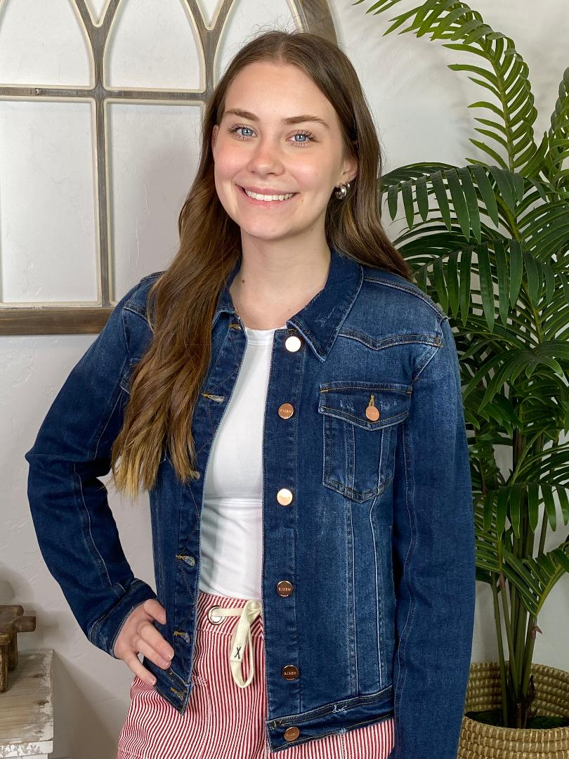 Risen Classic Denim Jacket in Regular & Curvy