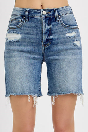 Risen Tummy Control Loose Fit Mid Length Shorts S-3XL