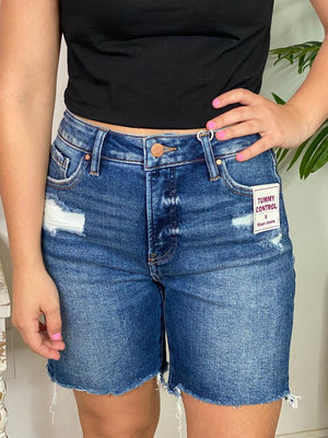 Risen Tummy Control Loose Fit Mid Length Shorts S-3XL