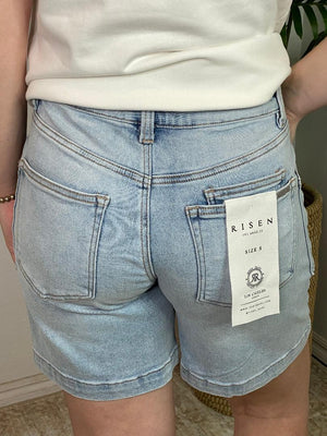 Risen Slouchy Jorts with Drawstring Waist
