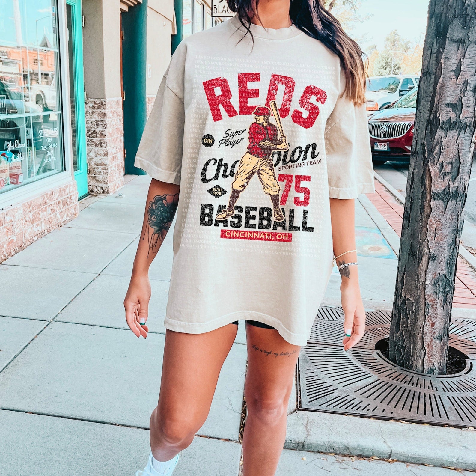 Cincinnati Vintage Baseball Tees or Sweatshirts