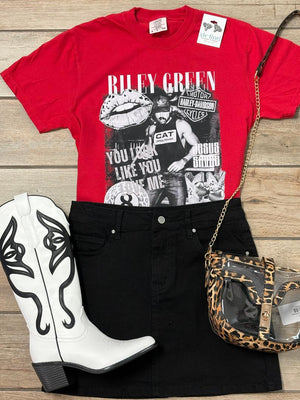 Riley Green Collage Graphic Tee