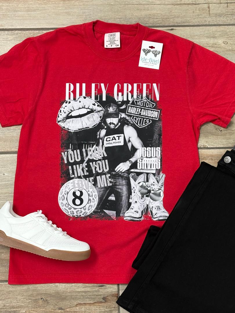 Riley Green Collage Graphic Tee