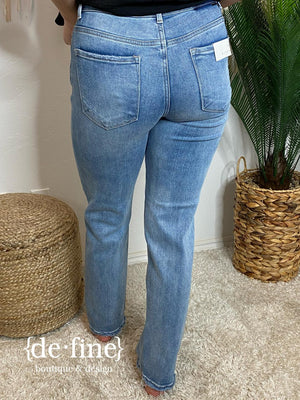 Risen Mid Rise Slouch Jeans