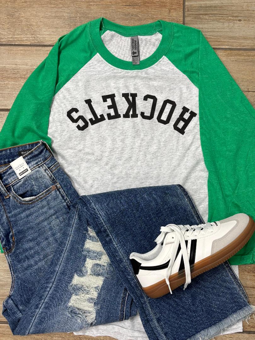 Rockets Upside Down Raglan Tee