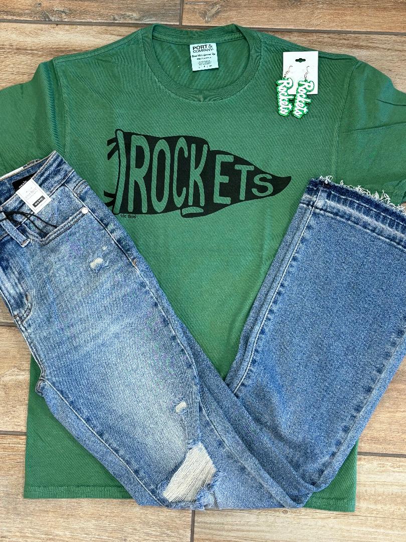 Rockets Pennant Flag Graphic Tee or Sweatshirt