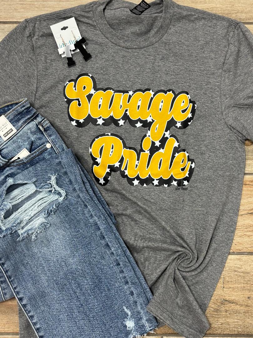 Savage Pride Retro Stars Graphic Tee