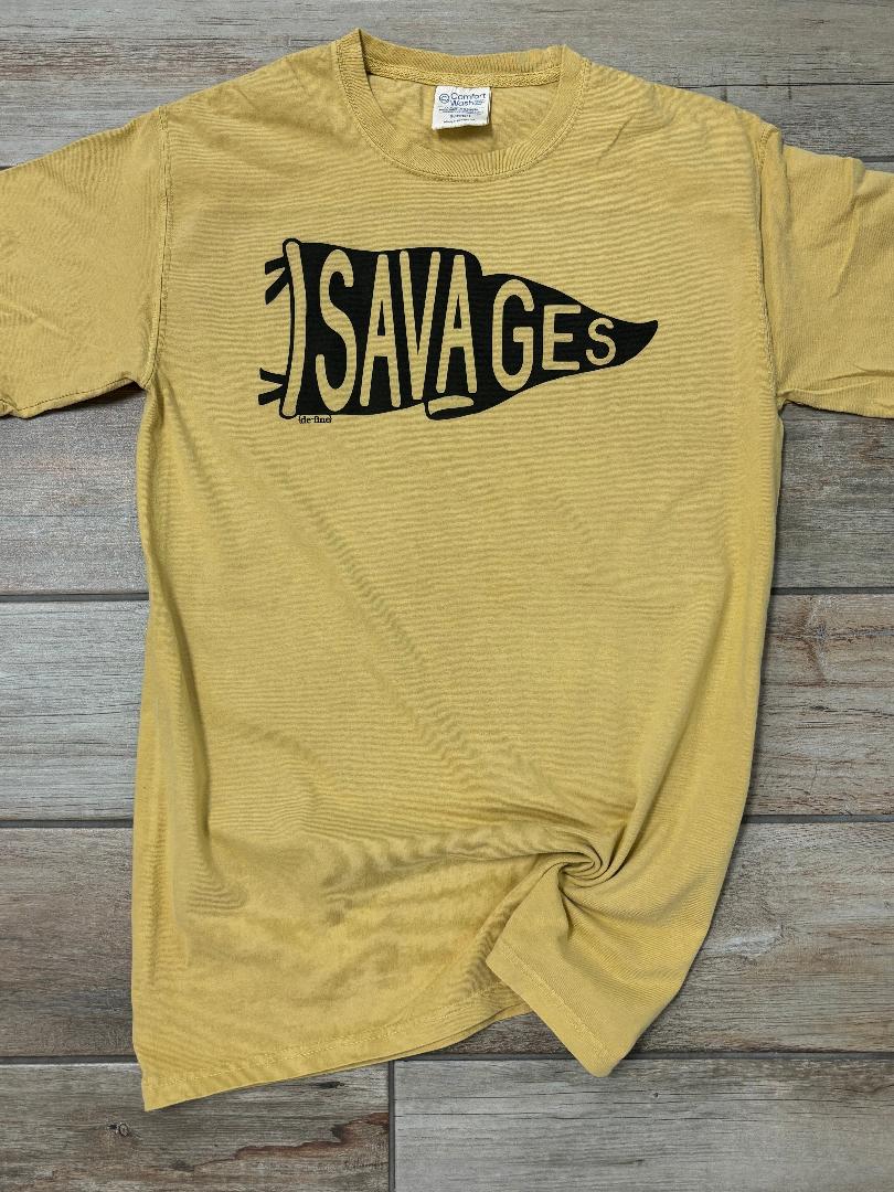 Savages Pennant Flag Graphic Tee or Sweatshirt