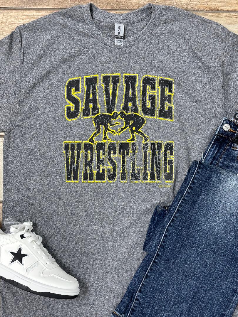 Savage Wrestling Tee or Sweatshirt