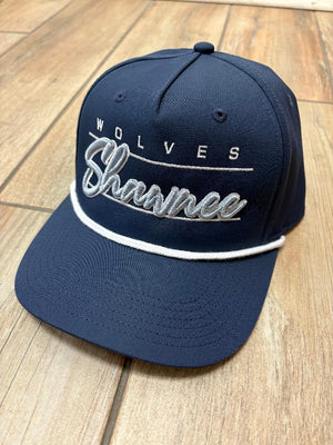 Shawnee Wolves Script Lined Hat