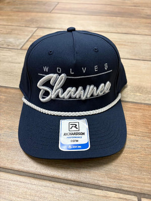 Shawnee Wolves Script Lined Hat