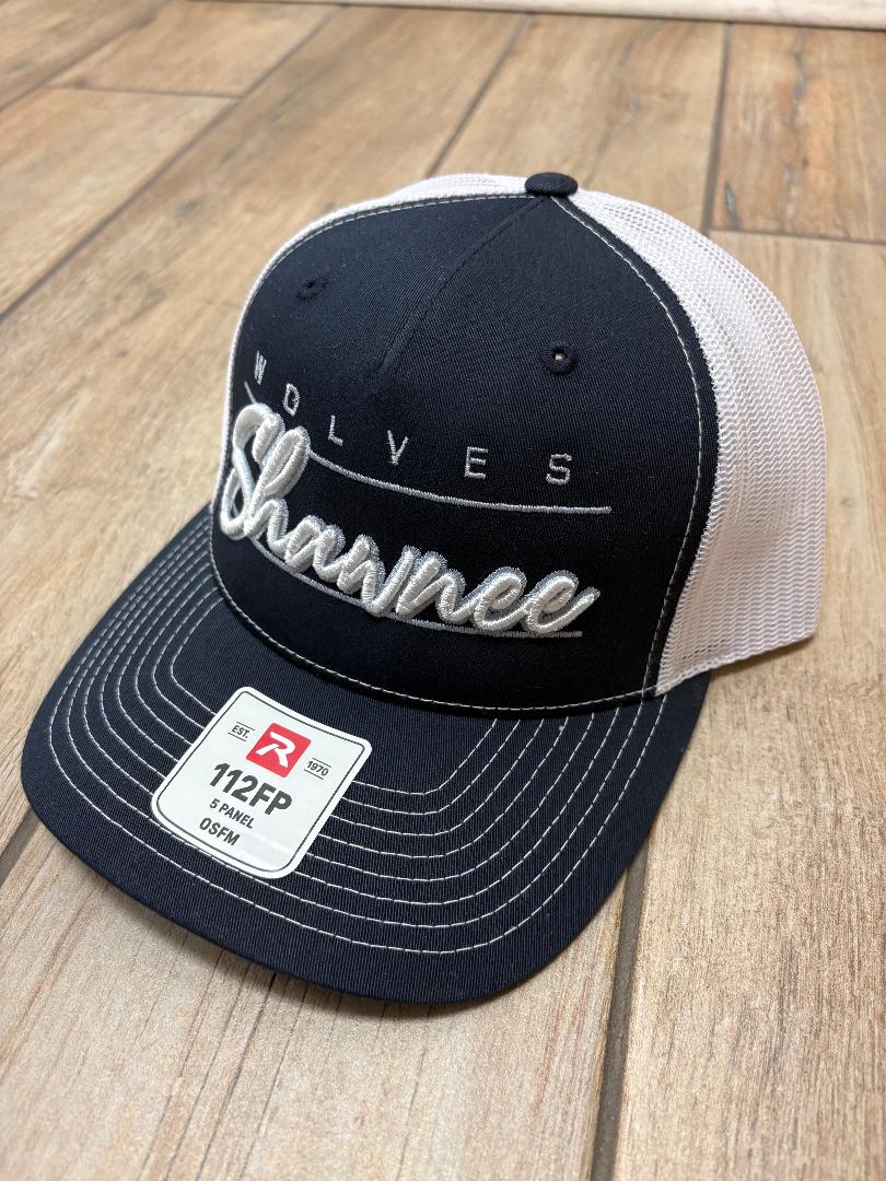 Shawnee Wolves Script Lined Hat
