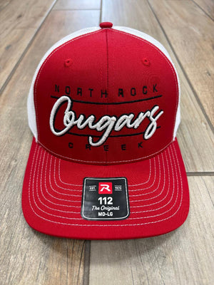 North Rock Creek Cougars Script Lined Hats