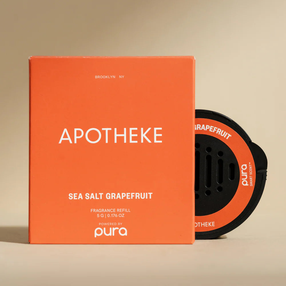 Pura Apothke Sea Salt Grapefruit Car Diffuser Refill