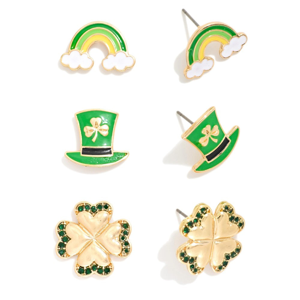 St Patrick's Day Earrings