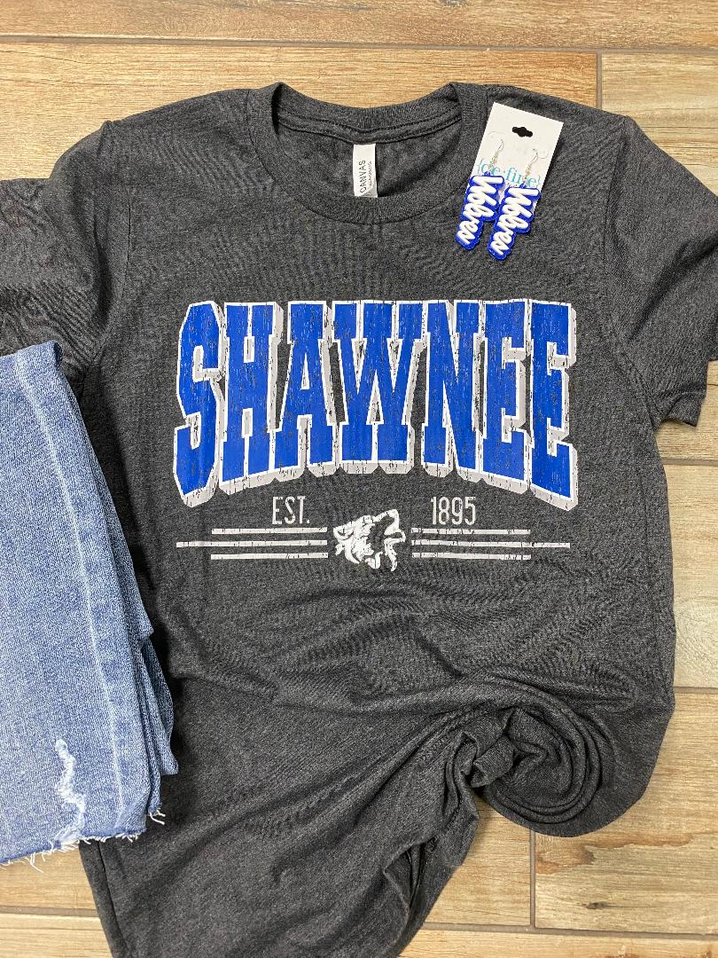Shawnee Arched Shadow Tee or Sweatshirt