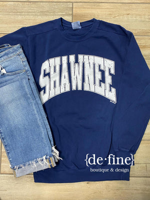 Shawnee Collegiate Style Graphic Tee or Sweatshirt