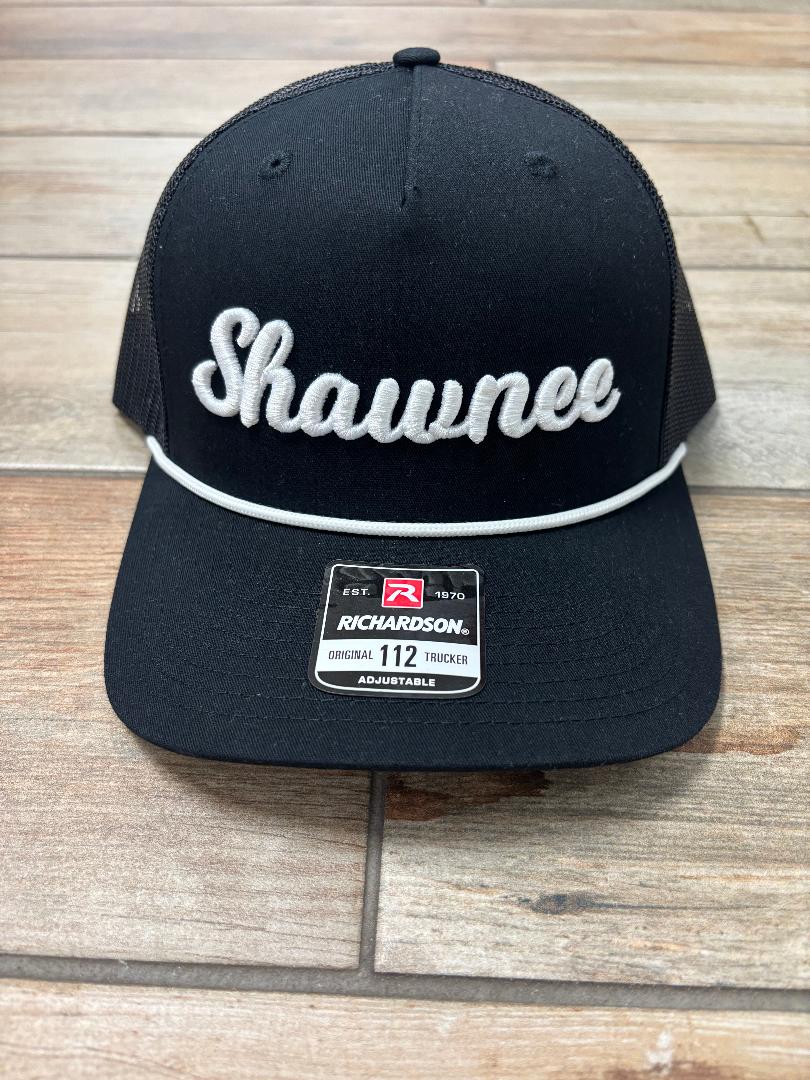 Shawnee Richardson 112 Black Script Hat