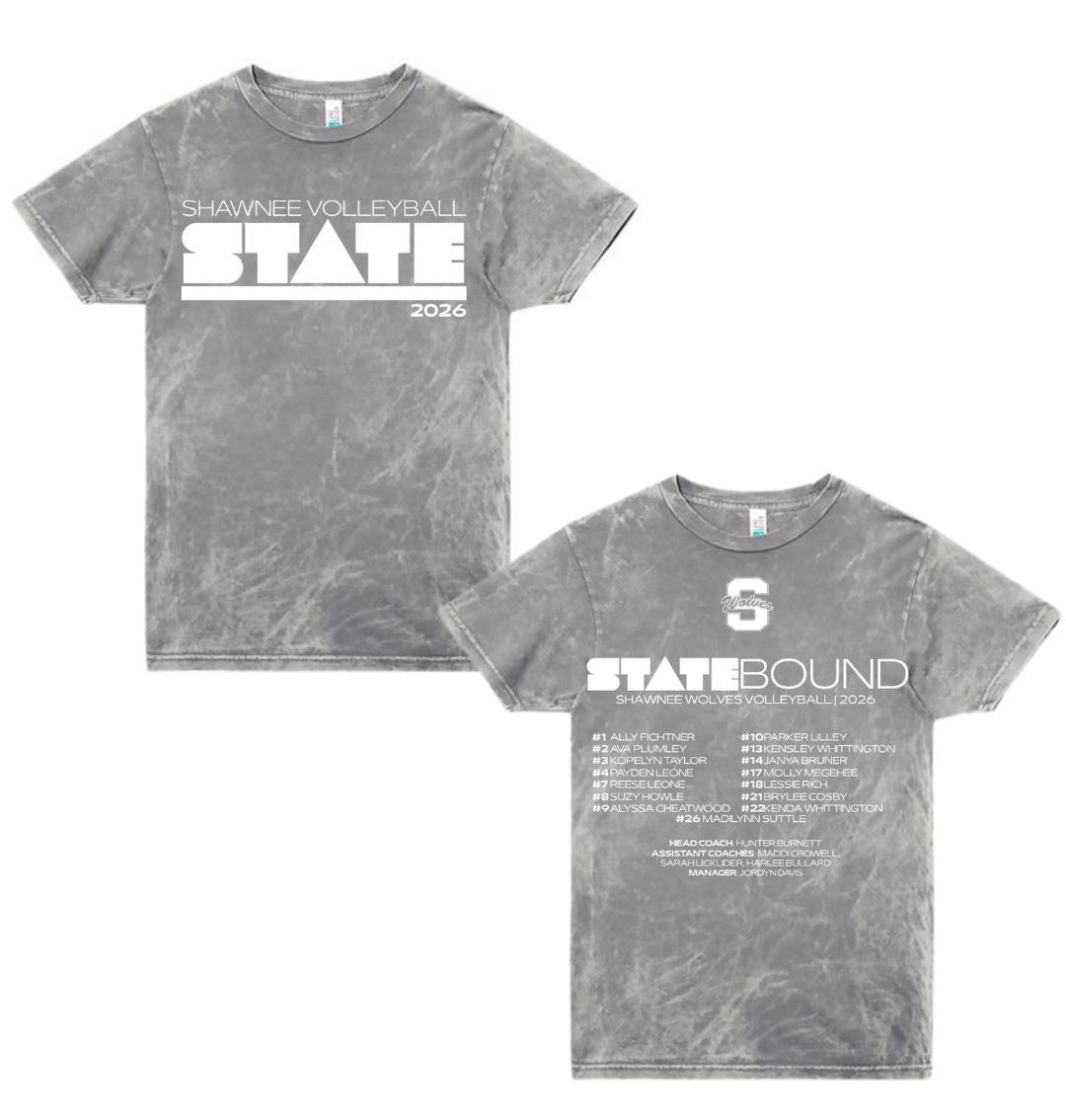Shawnee Volleyball State Bound Tee