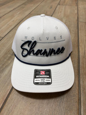 Shawnee Wolves Script Lined Hat