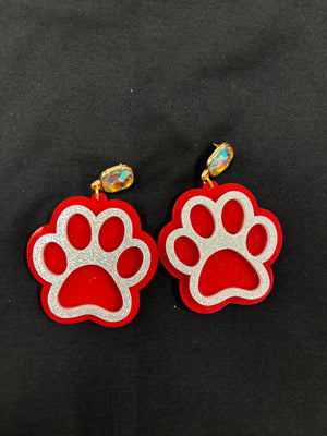 North Rock Creek Cougars Earrings