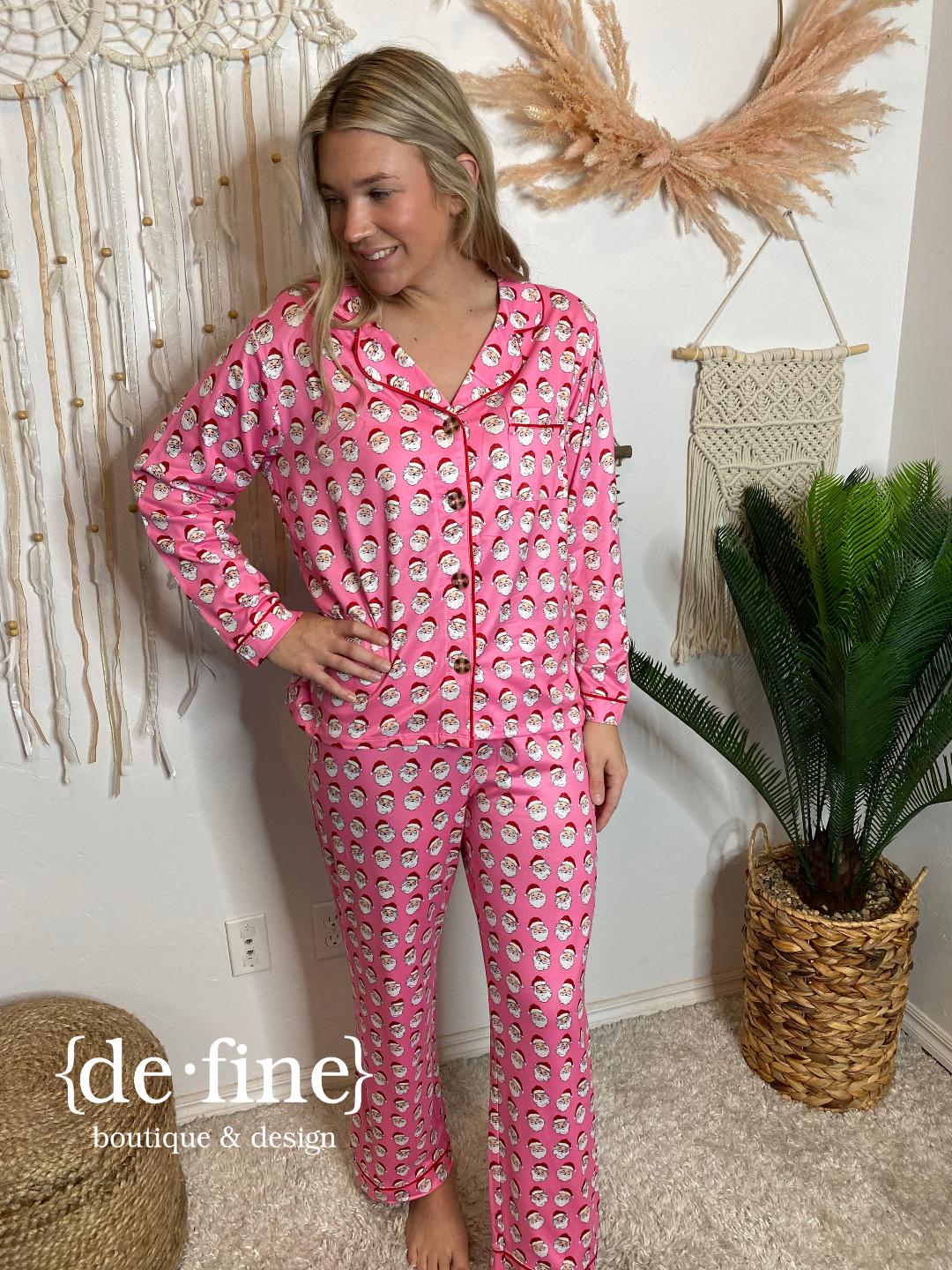 Simply Southern Pink Santa PJs