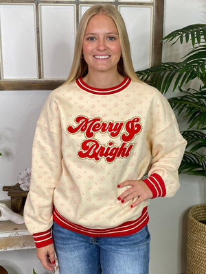 Simply Southern Merry & Bright Crewneck Sweatshirt