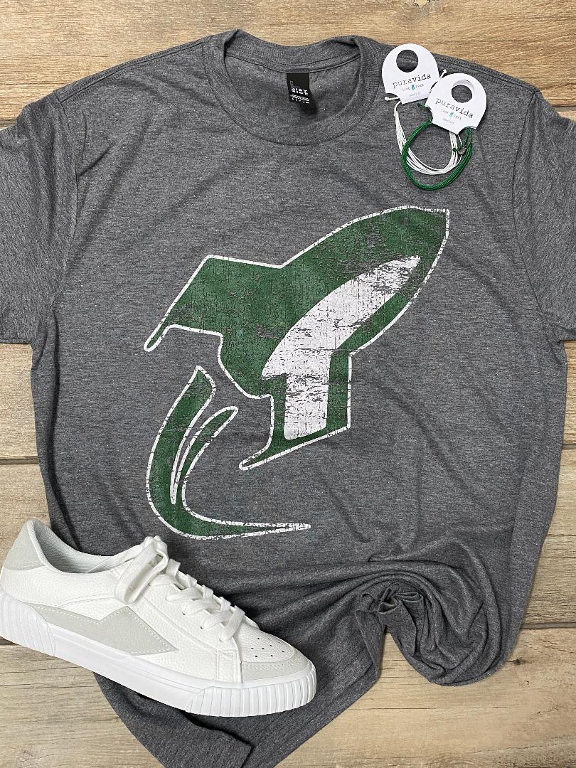 South Rock Creek Rockets Distressed Mascot Graphic Tee or Sweatshirt