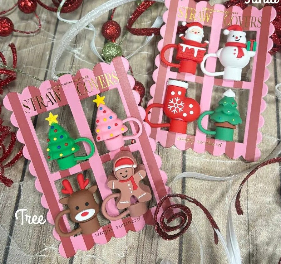 DOORBUSTER!! Simply Southern Christmas Straw Covers