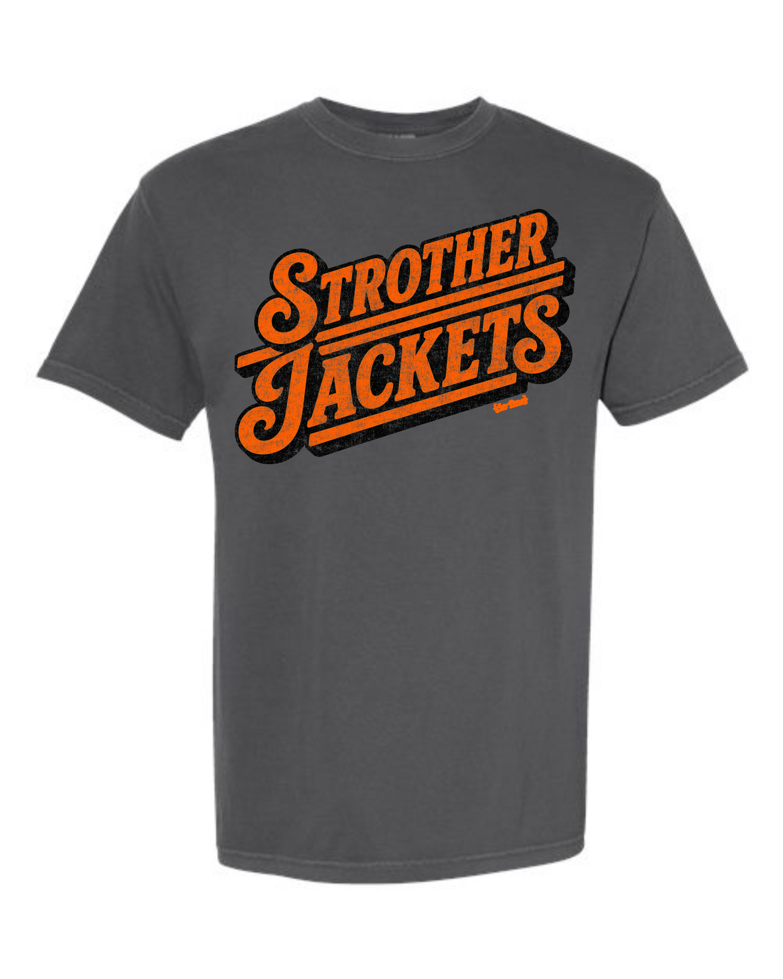Strother Jackets Distressed Retro Graphic Tee