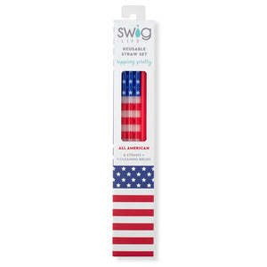 Swig Reusable Straws- All American