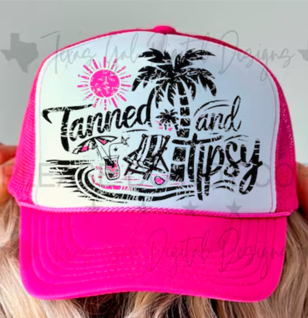 Tanned and Tipsy Foam Hat